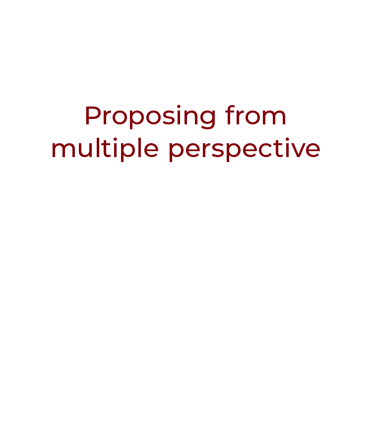 Proposing from multiple perspective